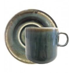 Xicara Café Com Pires Bold Cobalto